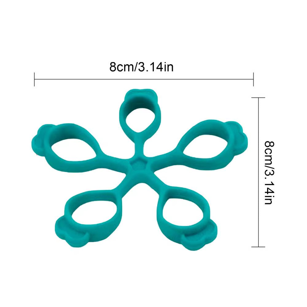 Hand Exerciser Finger Stretcher Grip Flower-Shaped Finger Exercise Trainer Gym Finger Trainer Hand Grip Exerciser Adult Finger