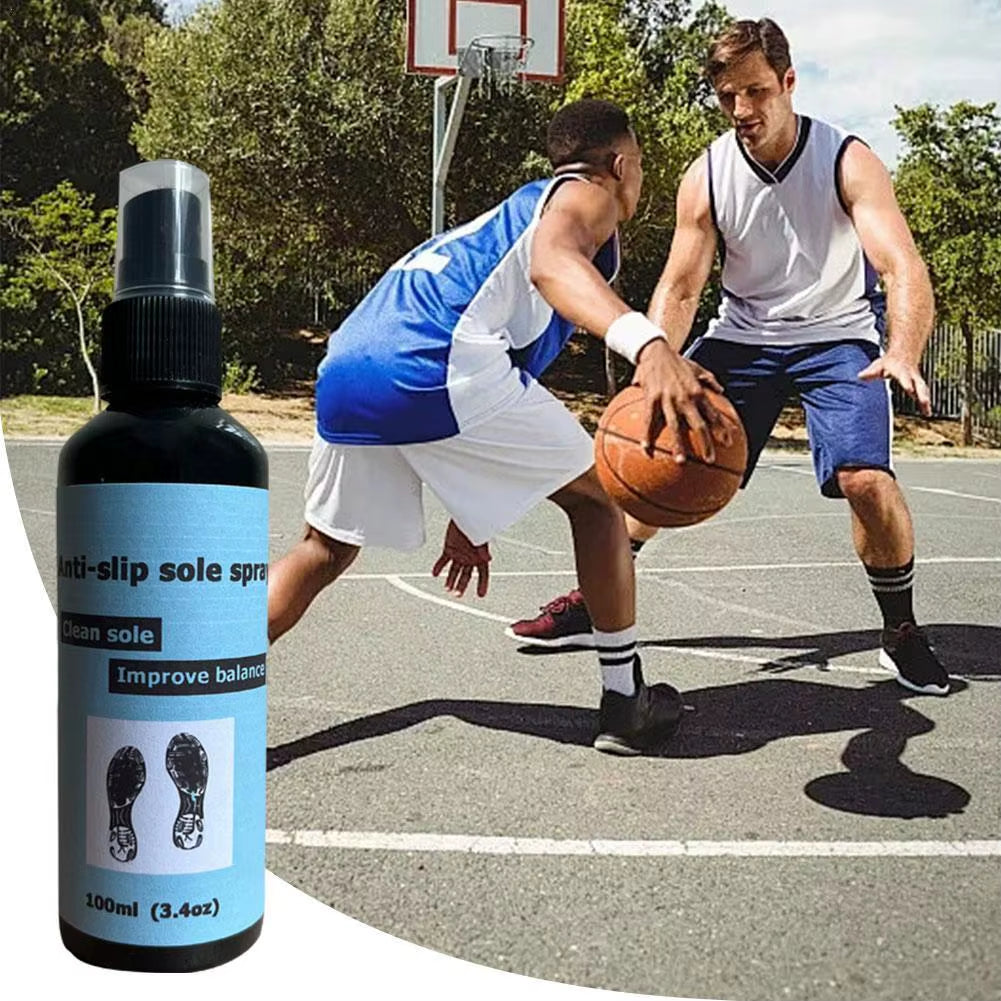 Basketball Shoe Grip Spray 100Ml Anti-Slip Sole Spray Spray for Basketball Shoes Shoe Sole Protector Improves Traction Cleans