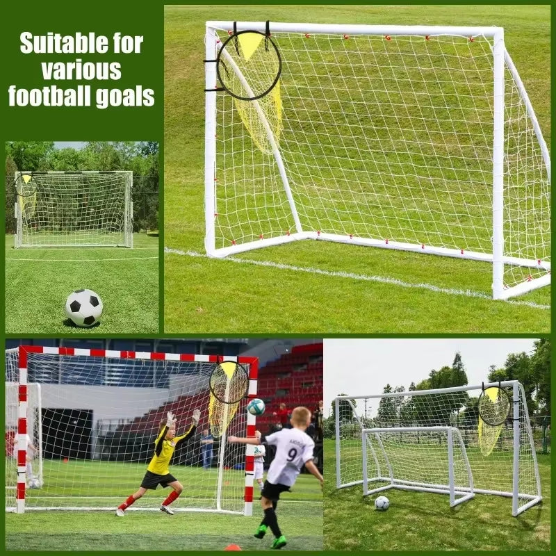 Football Target Net Foldable Football Training Net Easy to Attach and Detach Soccer Goal for Football Training Practice 17X28In