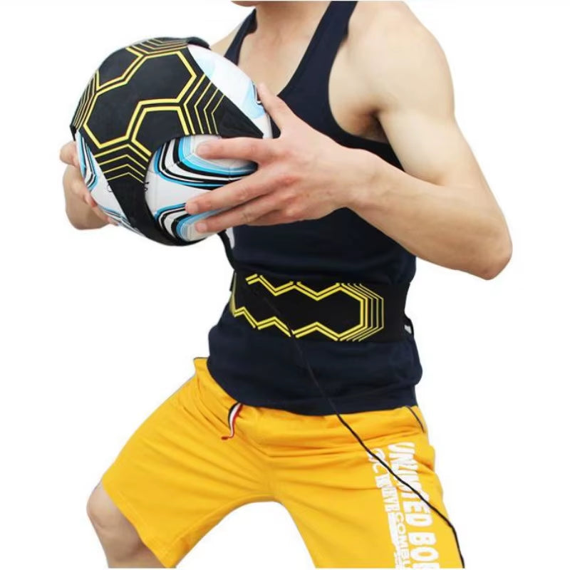 Adjustable Football Kick Trainer Soccer Ball Solo Practice Training Equipment Soccer Trainer Elastic Belt Sports Assistance New