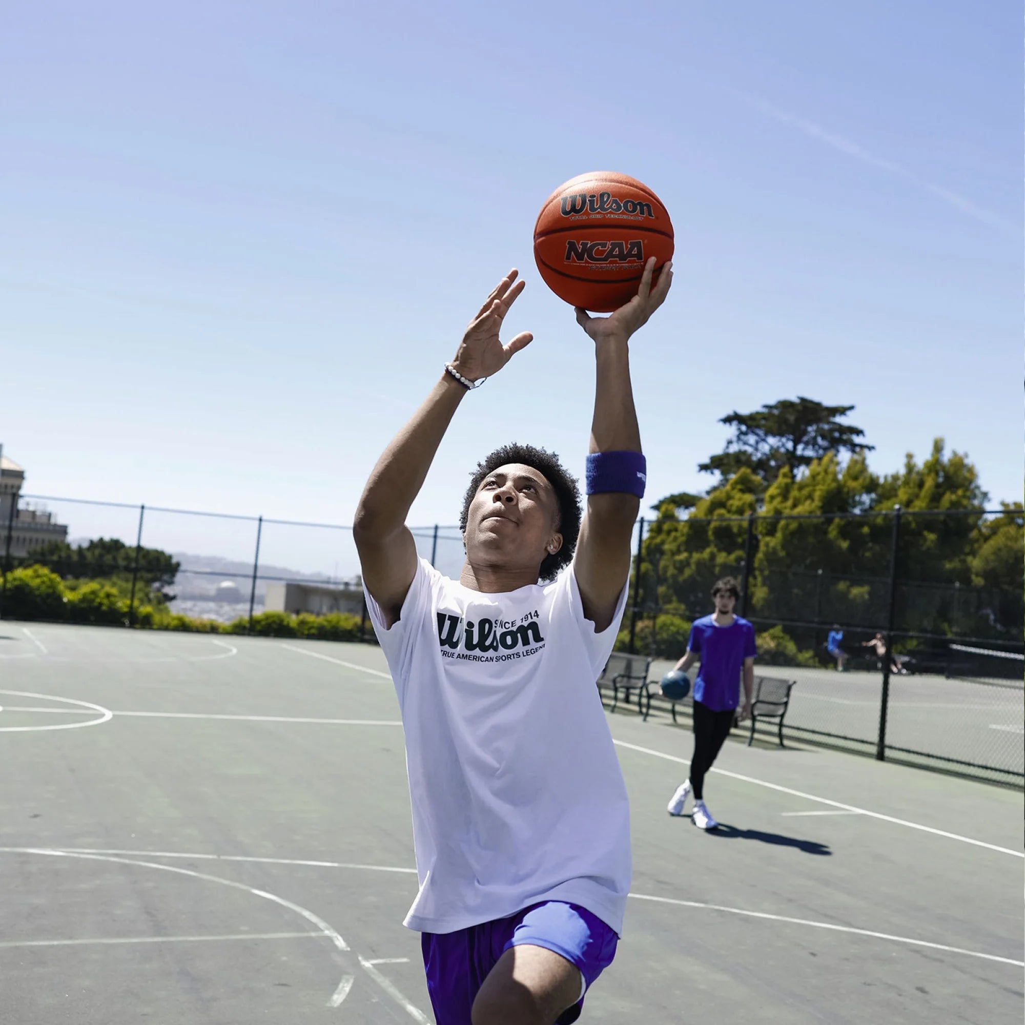 NCAA Street Shot Outdoor Basketball - Brown, Size 7 - 29.5"