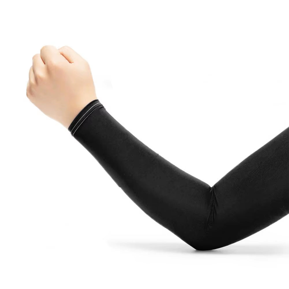UPF50+ Arm Sleeves Breathable Quick Dry UV Running Arm Sleeves Basketball Fitness Armguards Sports Cycling Arm Warmer