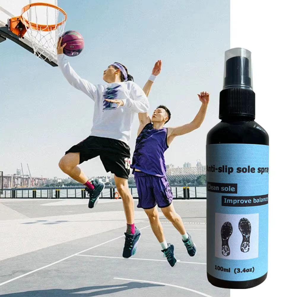 Basketball Shoe Grip Spray 100Ml Anti-Slip Sole Spray Spray for Basketball Shoes Shoe Sole Protector Improves Traction Cleans