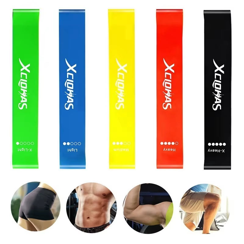 4 /5 Levels Yoga Resistance Rubber Bands Crossfit Exercise Rubber Band for Women Men Strength Training Fitness Gum Pilates Sport