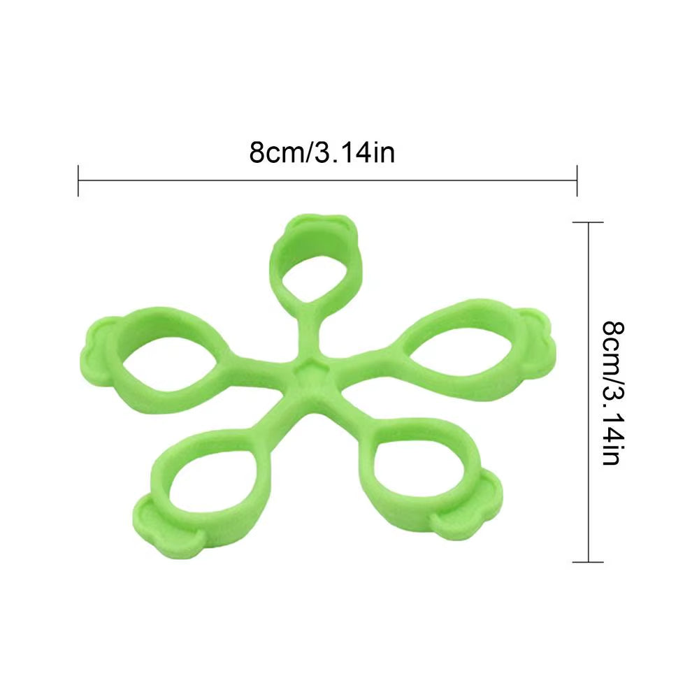 Hand Exerciser Finger Stretcher Grip Flower-Shaped Finger Exercise Trainer Gym Finger Trainer Hand Grip Exerciser Adult Finger