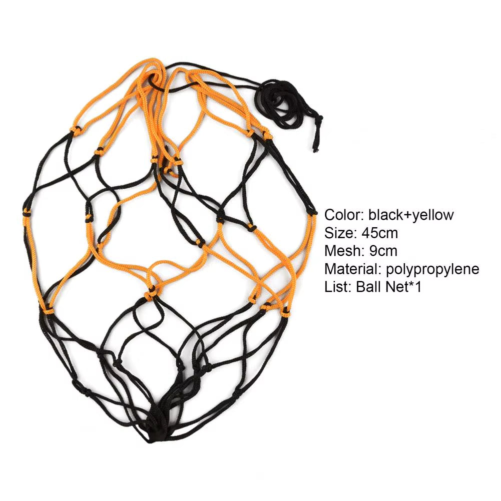 Ball Net Bag Practical Ball Carrying Mesh Net Bag Drawstring Polypropylene Balls Carrying Bag Sports Equipment for Soccer Ball