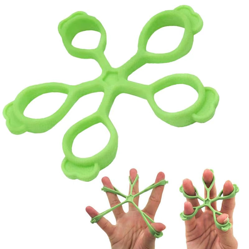 Hand Exerciser Finger Stretcher Grip Flower-Shaped Finger Exercise Trainer Gym Finger Trainer Hand Grip Exerciser Adult Finger