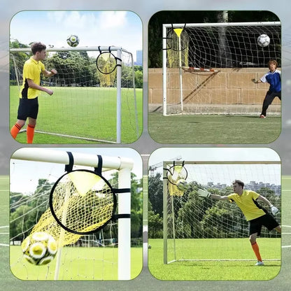 Football Target Net Foldable Football Training Net Easy to Attach and Detach Soccer Goal for Football Training Practice 17X28In