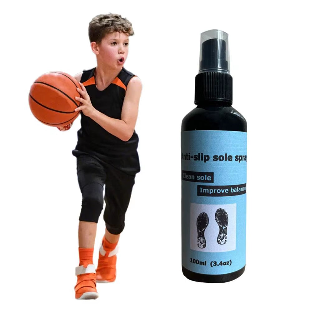 Basketball Shoe Grip Spray 100Ml Anti-Slip Sole Spray Spray for Basketball Shoes Shoe Sole Protector Improves Traction Cleans