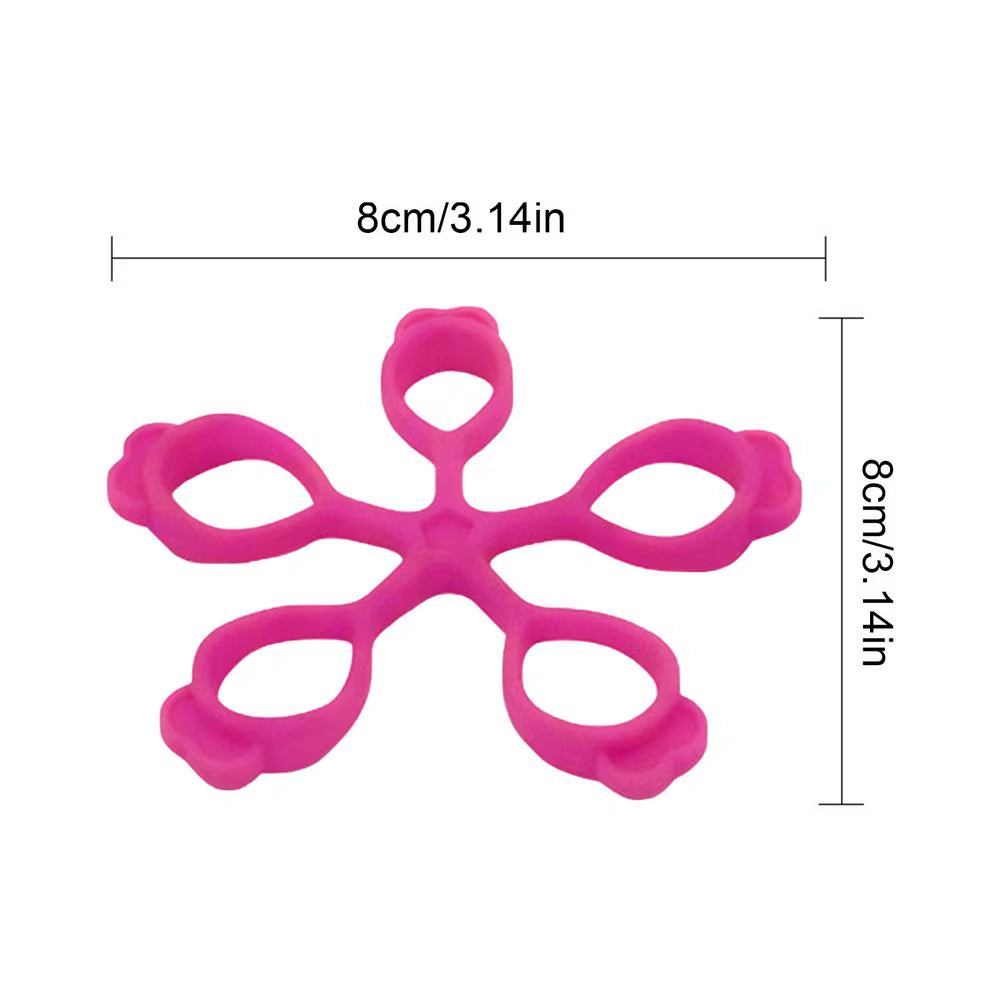 Hand Exerciser Finger Stretcher Grip Flower-Shaped Finger Exercise Trainer Gym Finger Trainer Hand Grip Exerciser Adult Finger