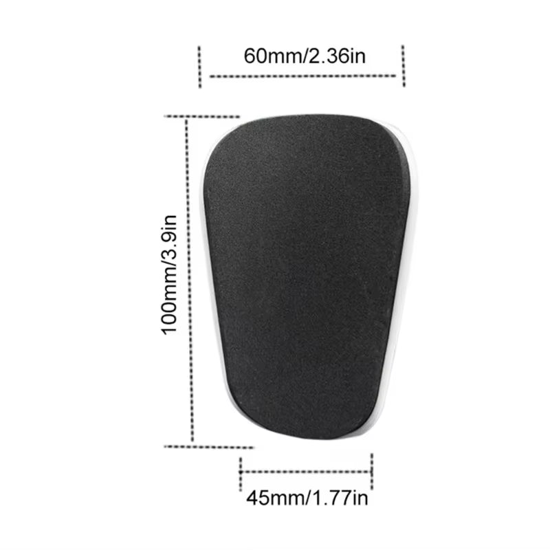 1 Pair Mini Football Shin Pad Wear-Resistant Shock Absorbing Leg Protector Lightweight Portable Soccer Training Shank Board