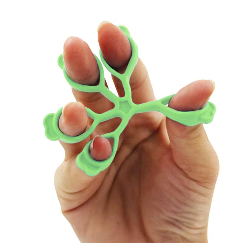 Hand Exerciser Finger Stretcher Grip Flower-Shaped Finger Exercise Trainer Gym Finger Trainer Hand Grip Exerciser Adult Finger