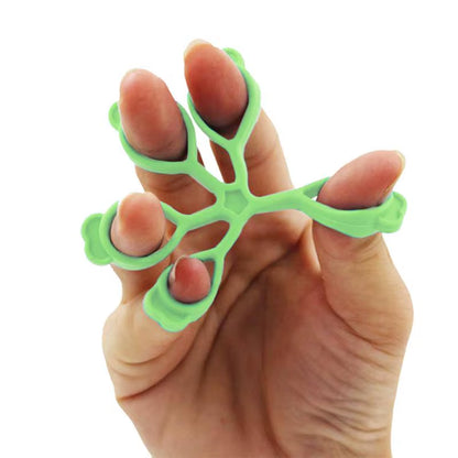 Hand Exerciser Finger Stretcher Grip Flower-Shaped Finger Exercise Trainer Gym Finger Trainer Hand Grip Exerciser Adult Finger