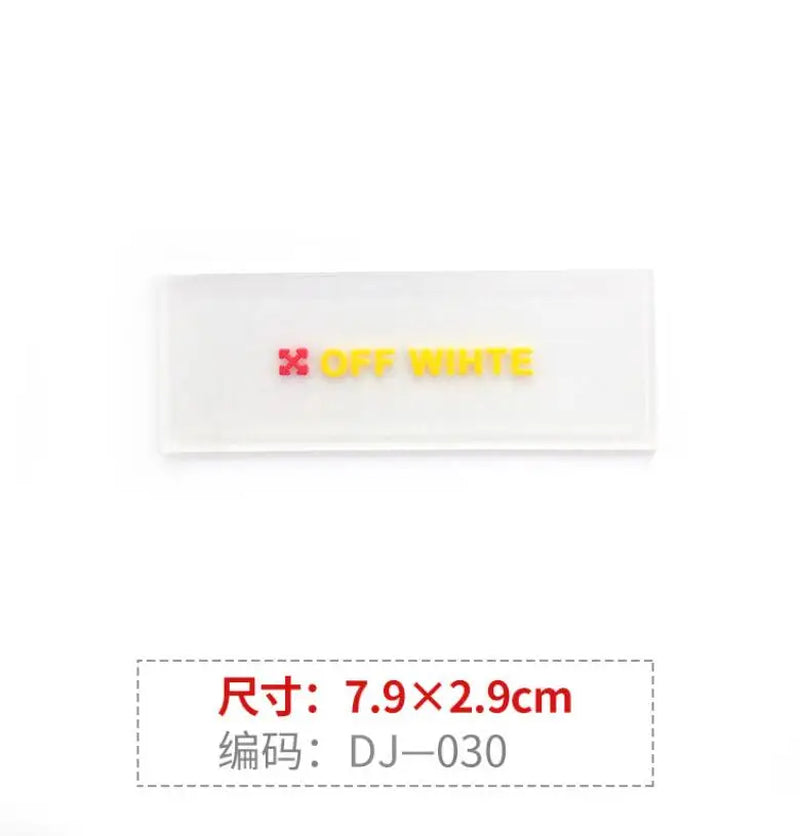 1 Piece Small Size Need Hand-Sewn Color PVC Soft Label, Rubber Label Patch Stickers, Clothes T-Shirt Hole Cloth Patch