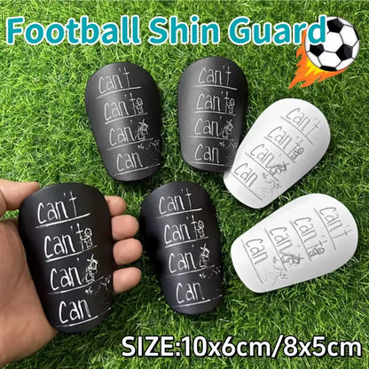 1 Pair Mini Football Shin Pad Wear-Resistant Shock Absorbing Leg Protector Lightweight Portable Soccer Training Shank Board
