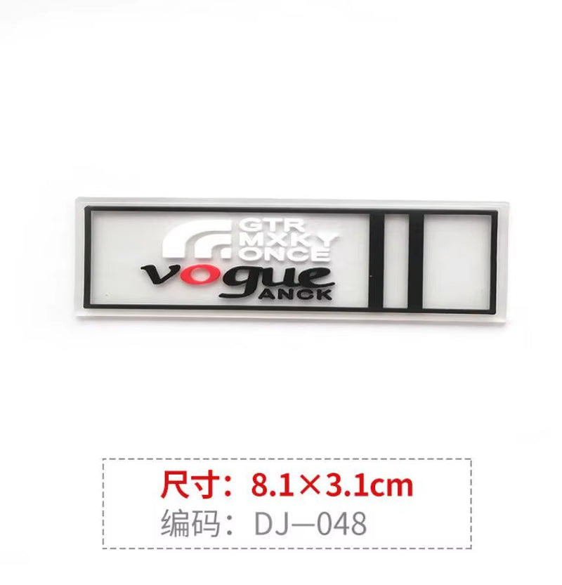 1 Piece Small Size Need Hand-Sewn Color PVC Soft Label, Rubber Label Patch Stickers, Clothes T-Shirt Hole Cloth Patch
