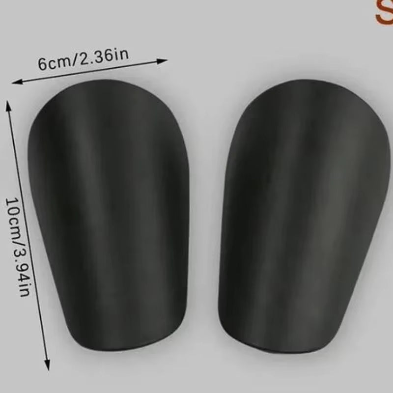 1 Pair Mini Football Shin Pad Wear-Resistant Shock Absorbing Leg Protector Lightweight Portable Soccer Training Shank Board
