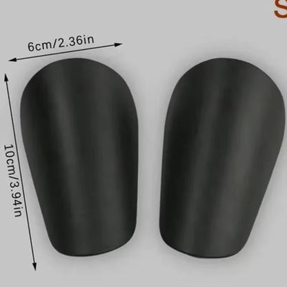 1 Pair Mini Football Shin Pad Wear-Resistant Shock Absorbing Leg Protector Lightweight Portable Soccer Training Shank Board
