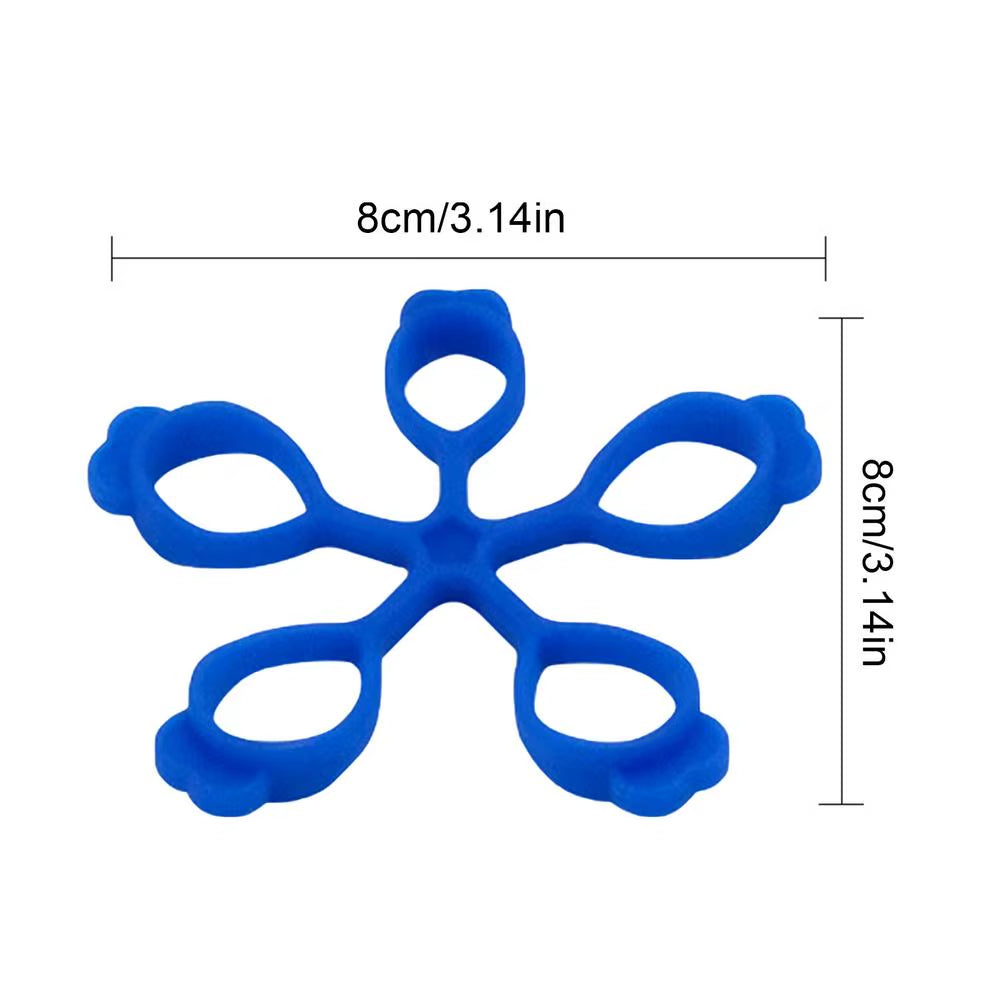 Hand Exerciser Finger Stretcher Grip Flower-Shaped Finger Exercise Trainer Gym Finger Trainer Hand Grip Exerciser Adult Finger